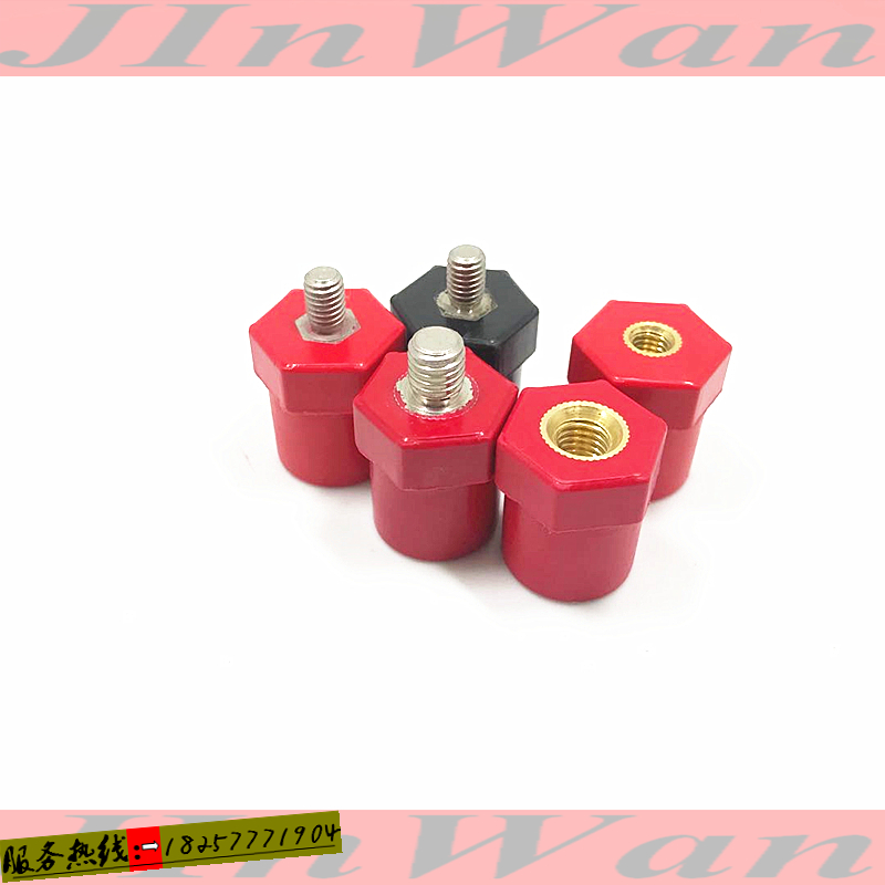 JYZ六角柱 sb20*25低压绝缘子高强度dmc树脂 阴阳隔离柱 绝缘柱m6