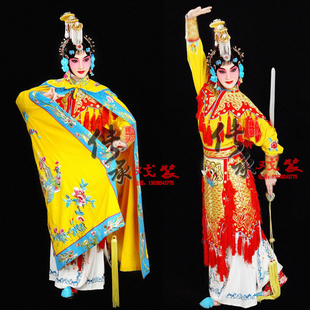 戏曲虞姬服装头饰 舞台演出霸王别姬服装全套 虞姬披风斗篷鱼鳞甲