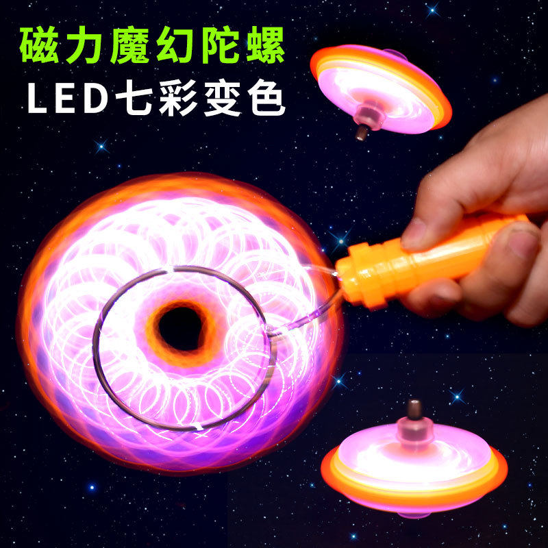 魔力飞转手摇轨道磁力陀螺