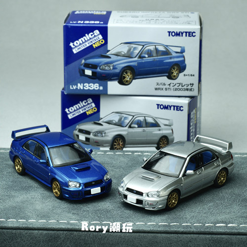 tlv斯巴鲁sabaru N336 impreza翼豹 wrx sti 64车模多美卡TOMYTEC