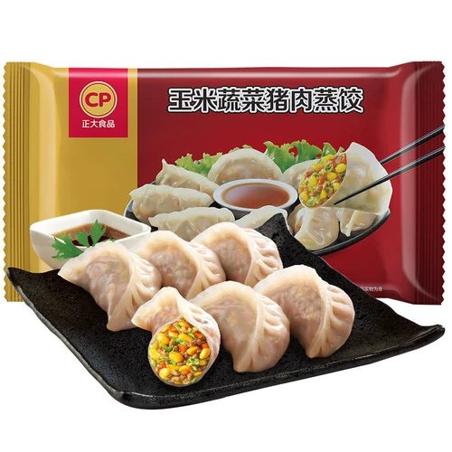 Zhengda (CP) кукурузная овощная свиная пельмени.