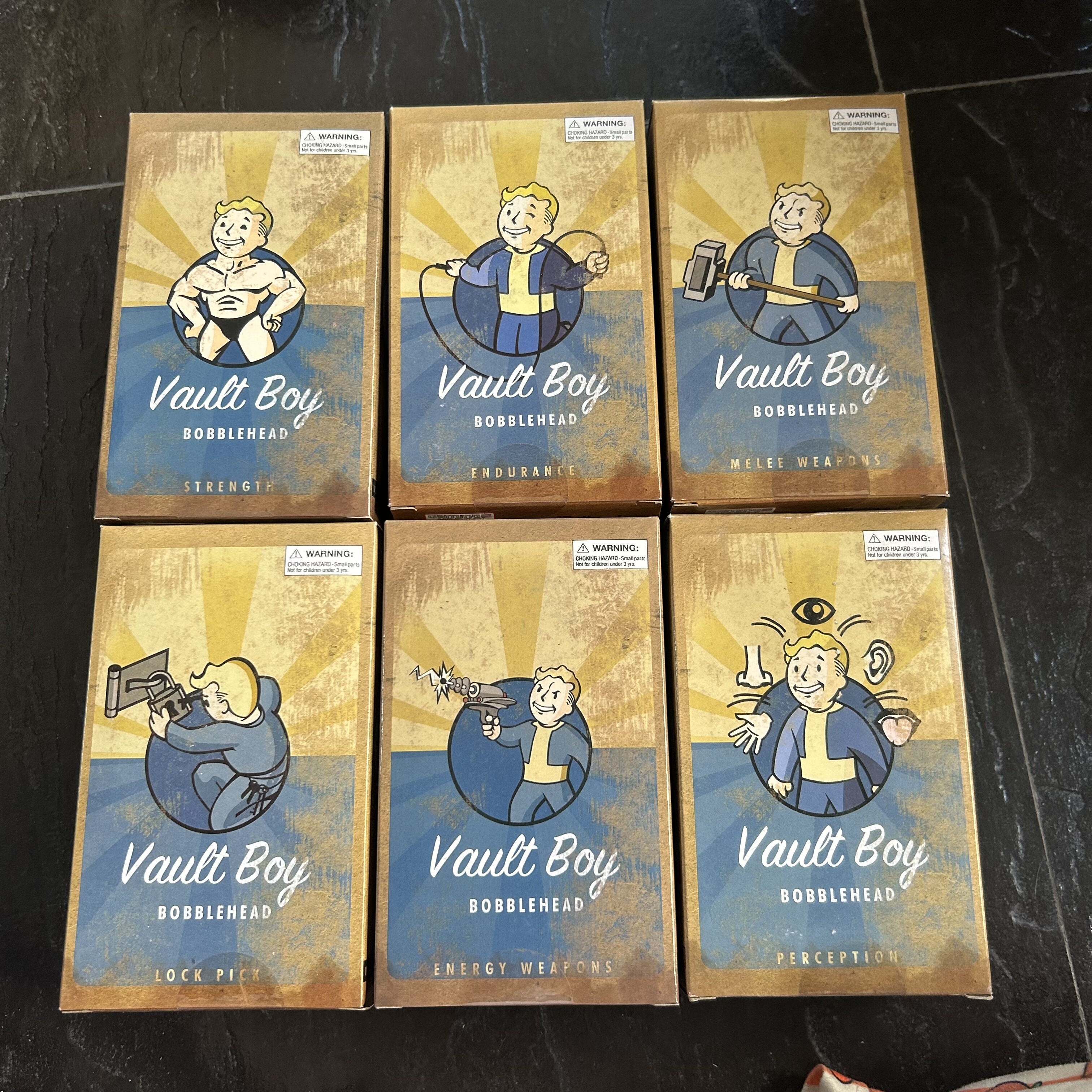 正版Bethesda Fallout 辐射小子3Vault Boy摇头公仔手办摆件玩具