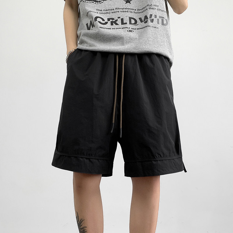 26年夏季韩版冲锋宽松直筒休闲五分短裤潮1401-DK80-P35控48,男装牛仔裤,星座1401