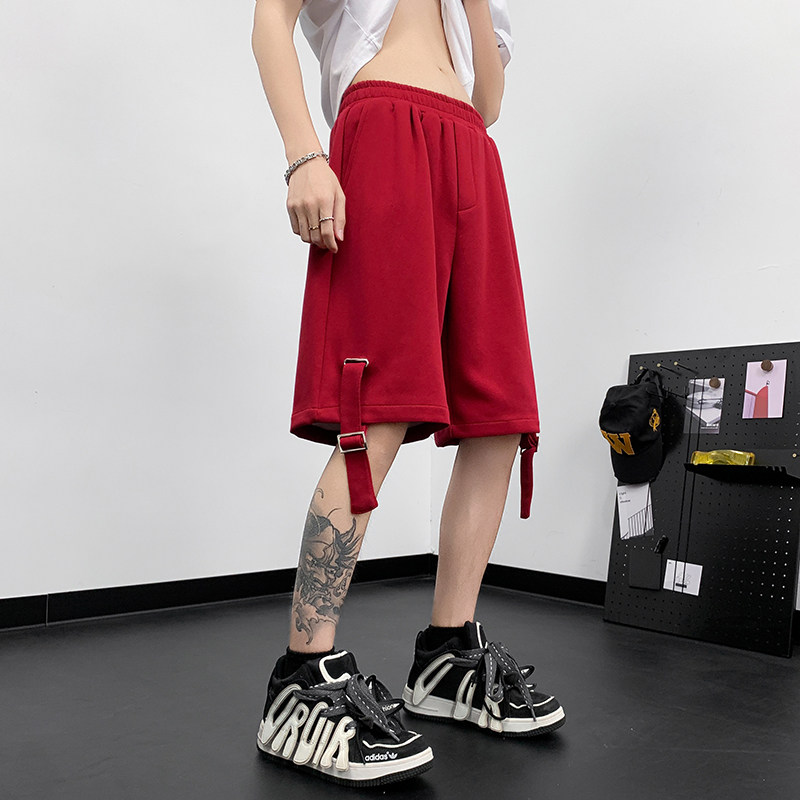 夏季新款休闲青年宽松潮流运动短裤五分裤1401-DK78-P30，男装牛仔裤，星座1401