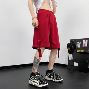 夏季新款休闲青年宽松潮流运动短裤五分裤1401-DK78-P30，男装牛仔裤，星座1401