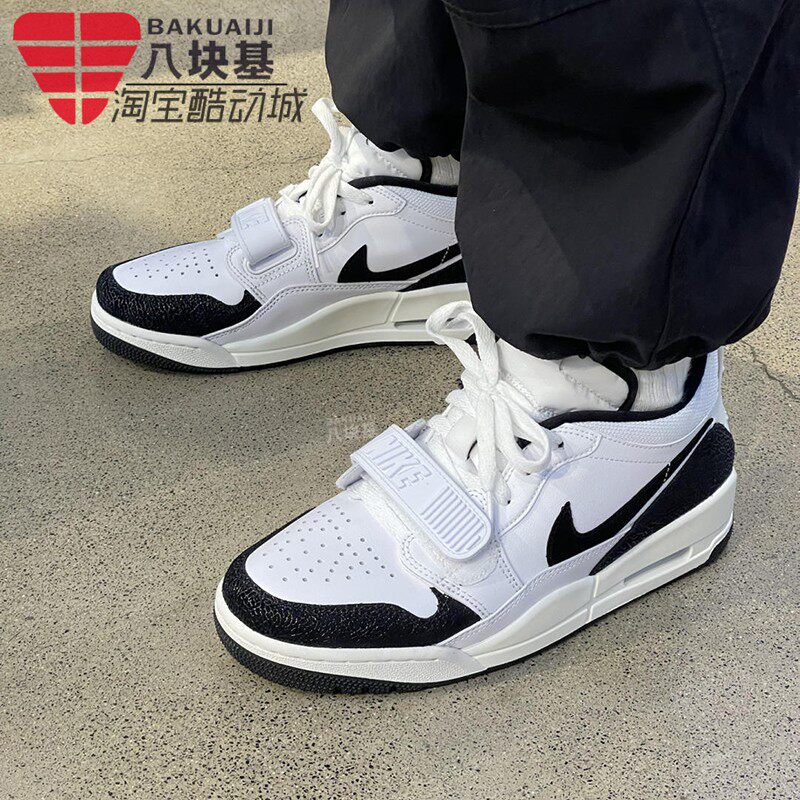耐克男女鞋2025春季JORDAN AJ312黑白复古运动休闲板鞋FQ7827-110