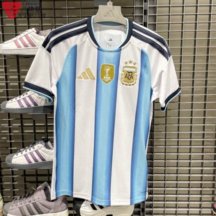 T恤 JM8396 速干足球短袖 阿迪达斯男2026夏阿根廷国家队主场球迷版