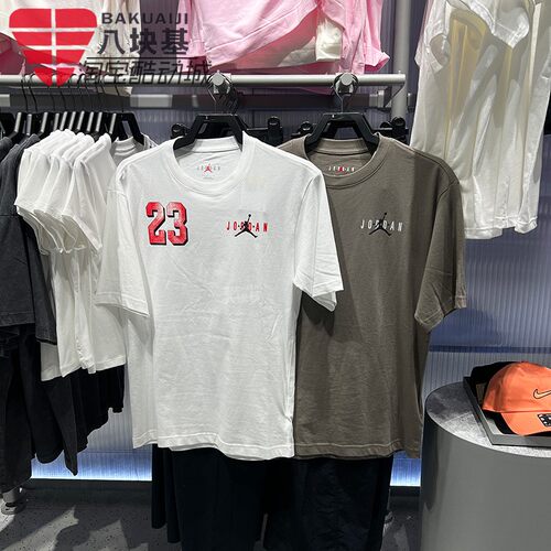 Nike耐克男子2026夏新款运动休闲复古印花短袖T恤 IF3128-040-100
