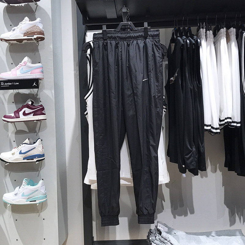 NIKE耐克女裤2025秋新款梭织透气运动束脚卫裤小脚长裤FV7661-010