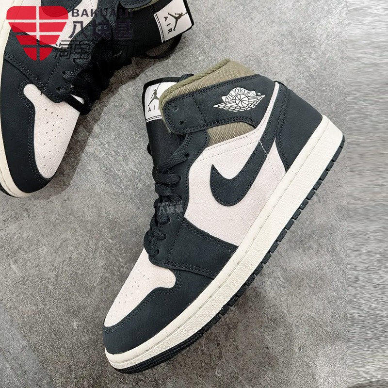 耐克男鞋AJ1翻毛皮复古高帮板鞋