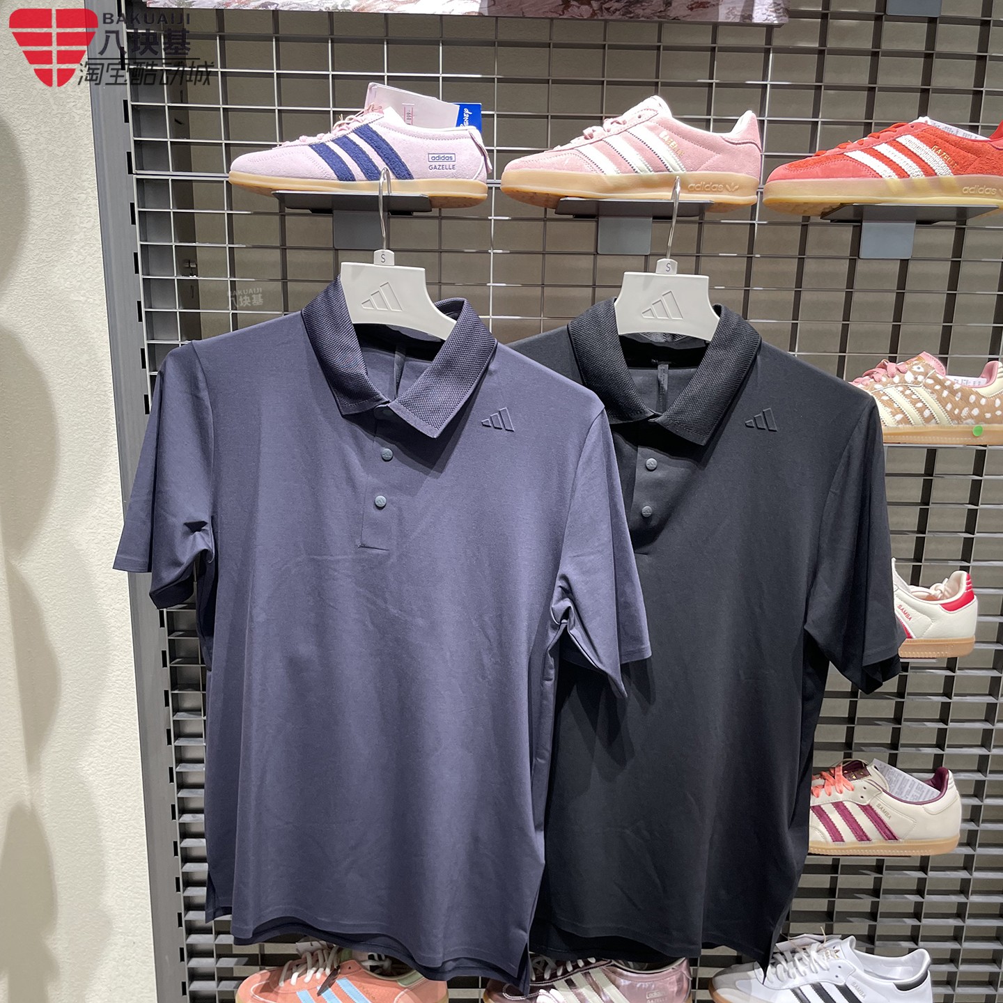 阿迪达斯男装运动翻领短袖POLO衫