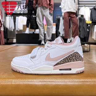 Nike耐克女鞋2024冬季JORDAN AJ312粉白魔术贴休闲板鞋FQ7827-116