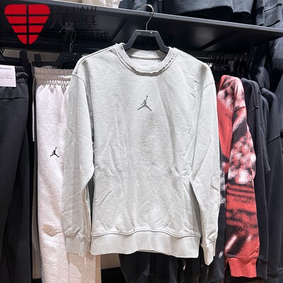 耐克男装印花针织圆领长袖卫衣
