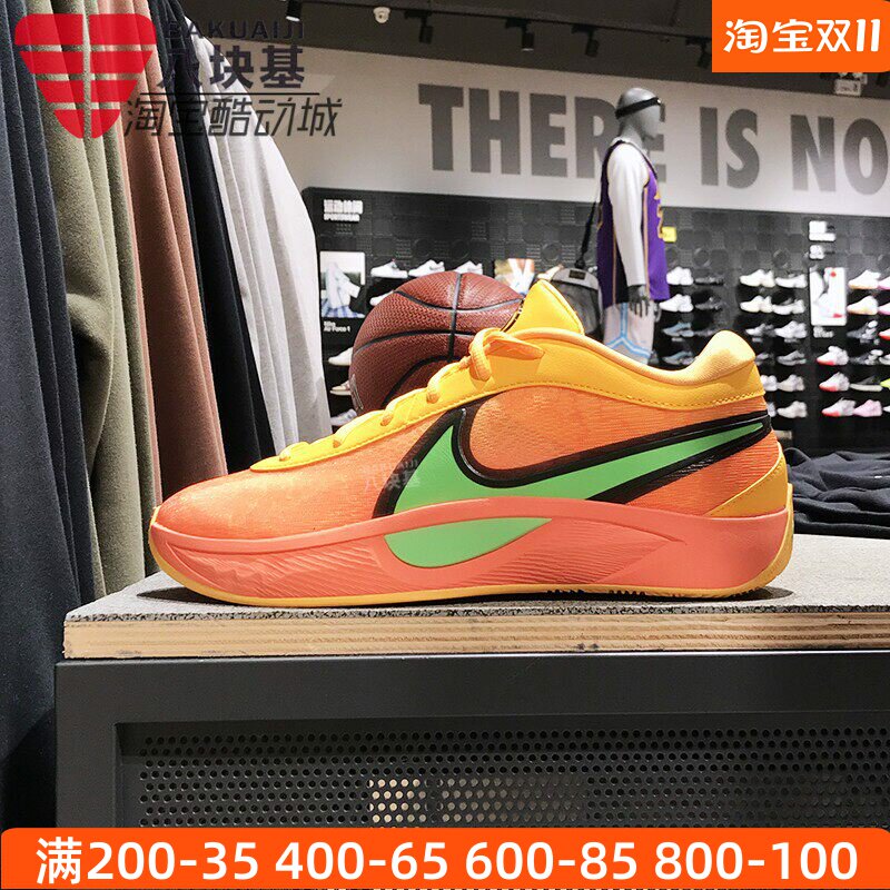 Nike耐克男鞋2024冬季字母哥6代大钩子减震实战篮球鞋 FJ7807-601