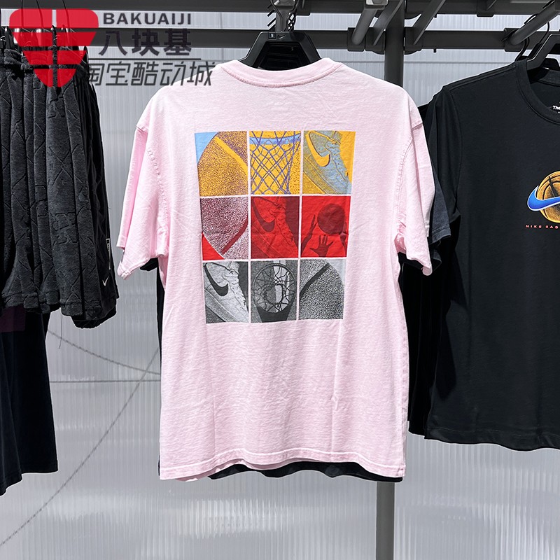 Nike耐克男装2025夏季款图案印花复古潮流透气短袖T恤 HJ3326-663