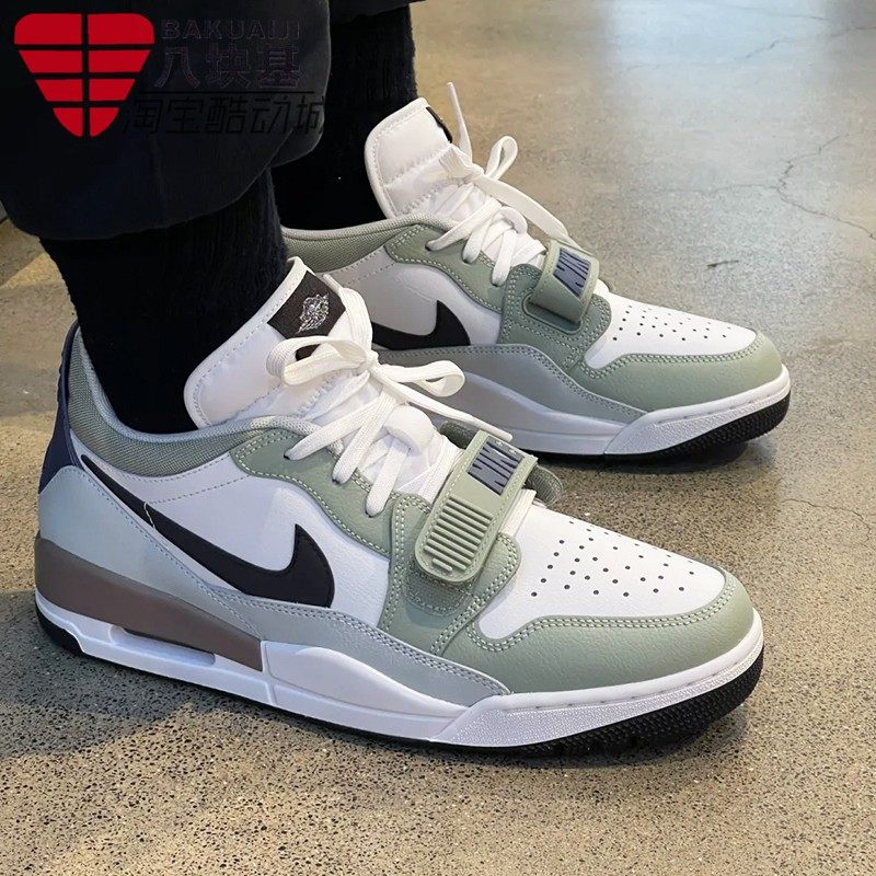 耐克男鞋2025蛇年限定JORDAN AJ312绿白复古篮球鞋板鞋HV5970-101