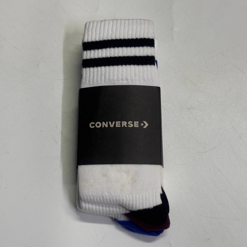CONVERSE匡威男女袜舒适训练针织透气亲肤运动休闲袜10017430-A01