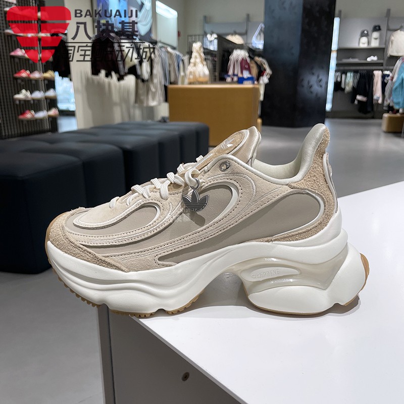 三叶草女鞋老爹鞋浮蝶鞋休闲鞋