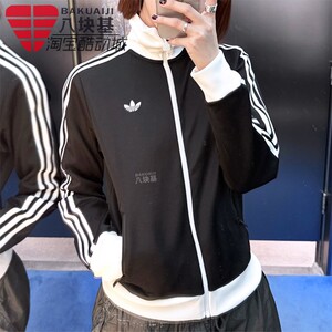 三叶草女装复古百搭休闲立领外套