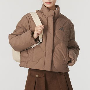 阿迪达斯女装外套2024冬季新款防风保暖短装运动休闲羽绒服JG5945