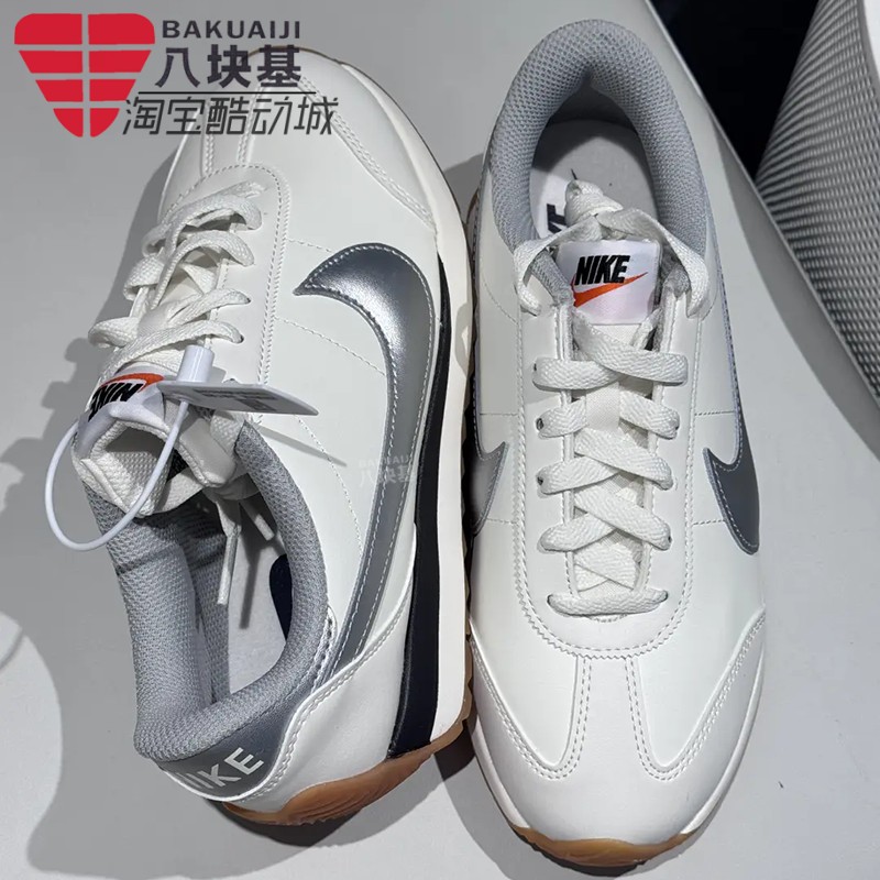 Nike耐克女鞋2026夏季奶油白银钩复古阿甘鞋运动休闲鞋HV6430-102