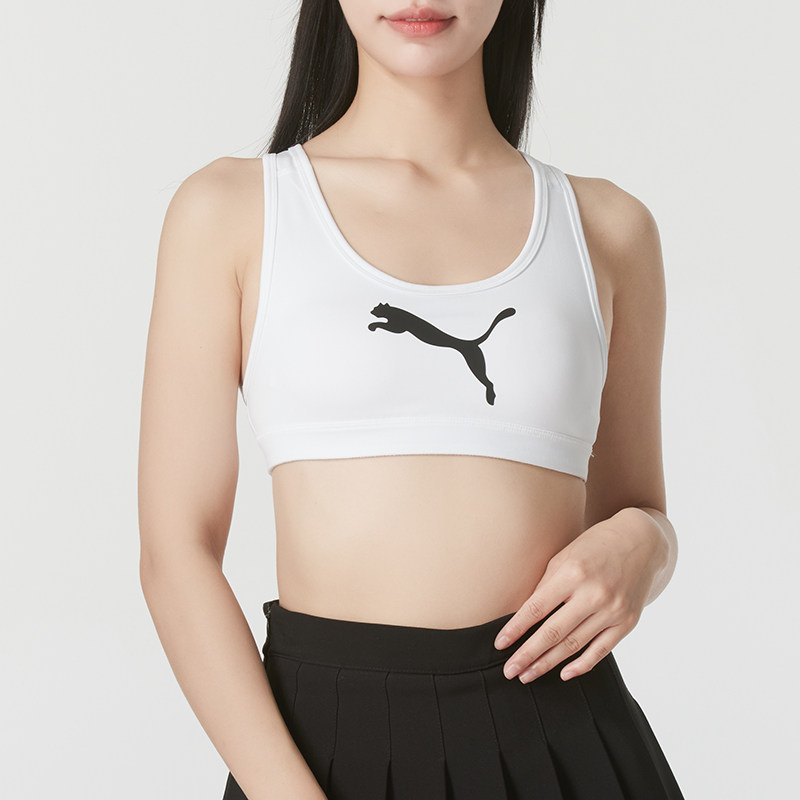 PUMA彪马女装2024秋新款时尚舒适跑步健身运动透气胸衣 526429-52