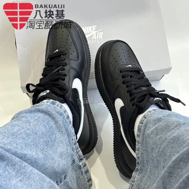 Nike耐克男鞋2025春季AF1空军一号黑武士运动休闲板鞋 FZ0627-010