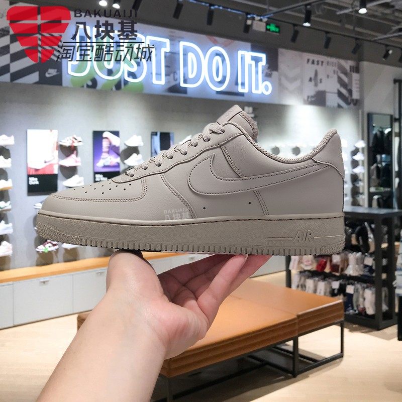 Nike耐克男鞋2026春季款AF1空军一号复古灰色休闲板鞋 IH1698-001