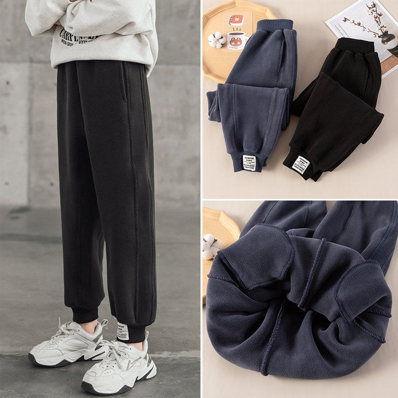 儿童裤子男童摇粒绒长裤女童一体保暖运动裤加绒加厚卫裤冬季新款,童装/婴儿装/亲子装,运动裤卫裤,淘宝优惠券,粉丝福利购,淘宝优惠卷