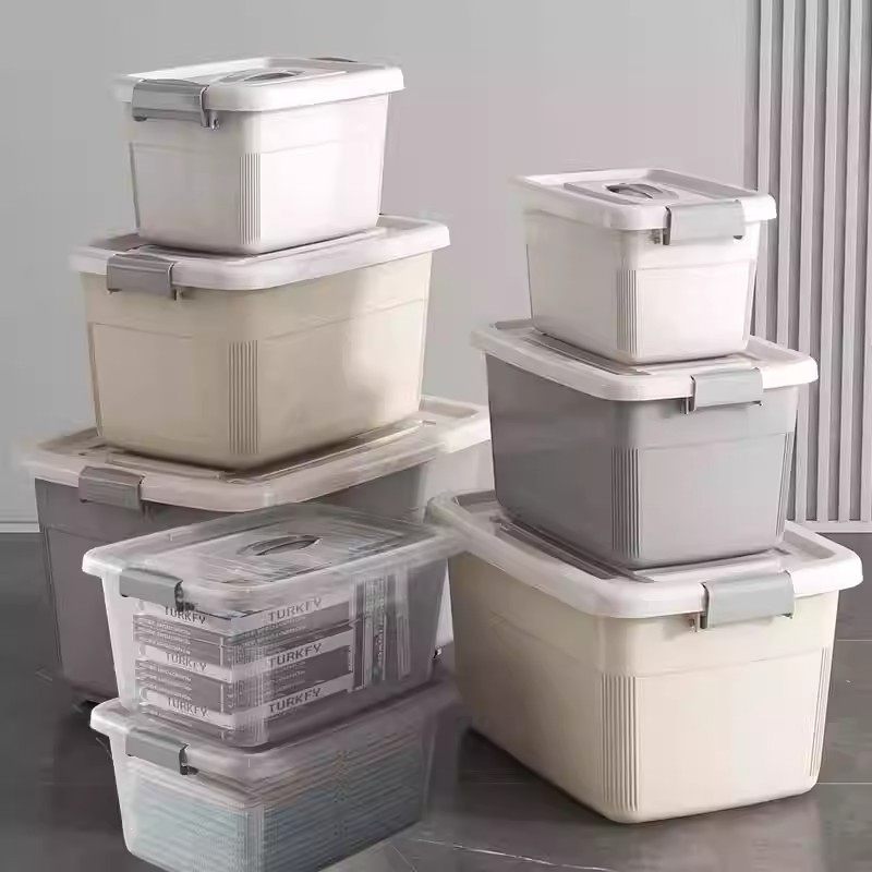 透明收纳箱全透宿舍整理箱衣服整理储物箱家用加厚透明书籍收纳盒,收纳整理,吸尘器收纳架/盒/袋,淘宝优惠券,粉丝福利购,淘宝优惠卷