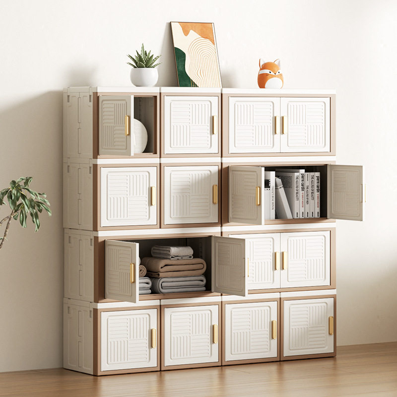 多功能折叠收纳箱家用收纳柜卧室客厅宿舍多开门组合装储物整理箱,收纳整理,吸尘器收纳架/盒/袋,淘宝优惠券,粉丝福利购,淘宝优惠卷
