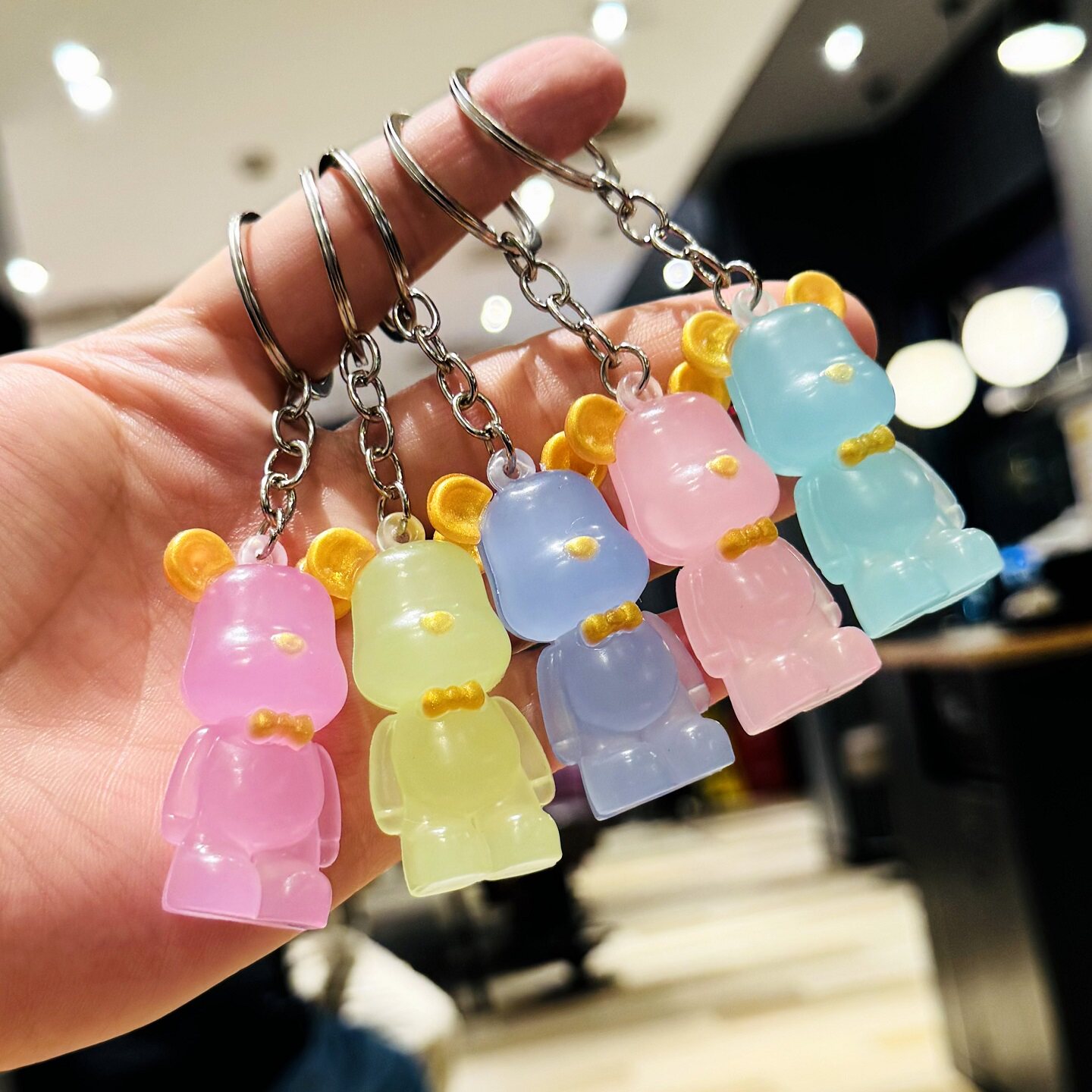 暴力熊钥匙扣挂件活动小礼品图片