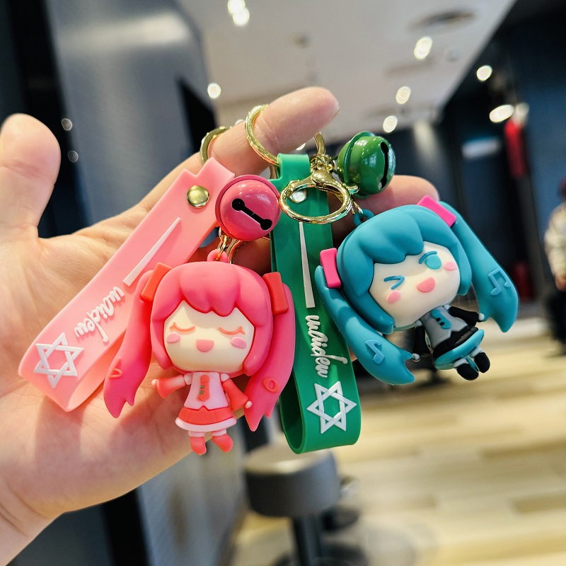 初音女孩钥匙扣挂件活动小礼品
