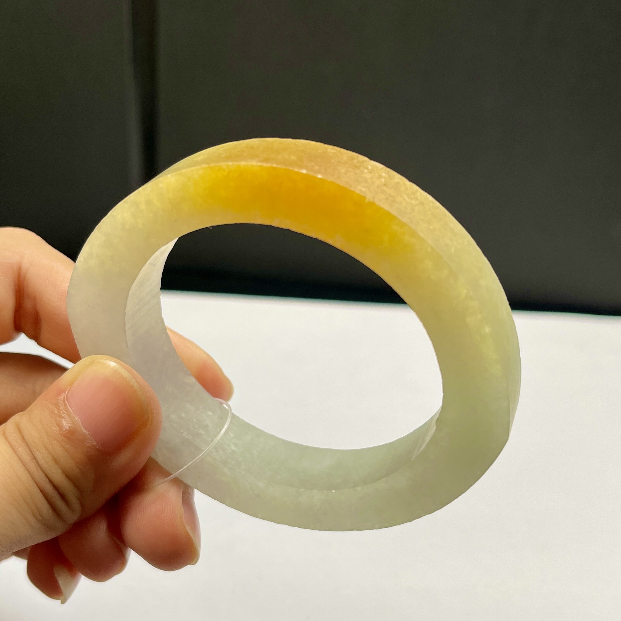 润和翡翠 高端天然缅甸A货冰种手镯