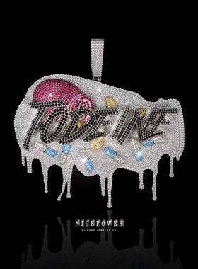 NICEPOWER定制欣赏 Custom [ Todeine] 莫桑钻字母定制