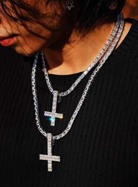 NICEPOWER kencarson长方混镶十字架