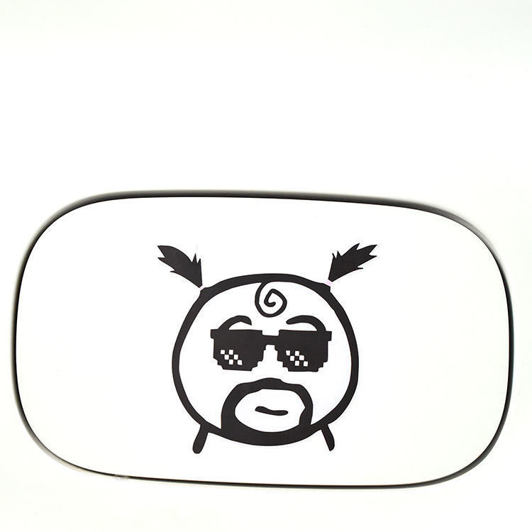 油箱盖阿呆车贴个性创意搞笑