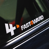 适用于FAST4WARD直线赛个性 反光贴纸车身装 饰贴防水