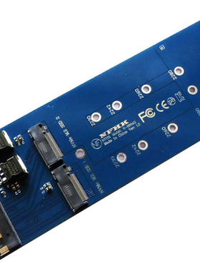 SFF-8654 8i转2个NVMe M.2 NGFF SSD转接卡adapter