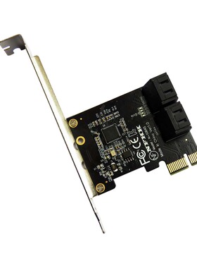 ASM1064 PCIe x1转to 4口SATA3.0转接卡adapter支持群晖