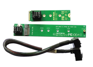 2280 2260 2242 NVMe M.2 SSD硬盘位转22110 M.2 SSD转接卡延长线
