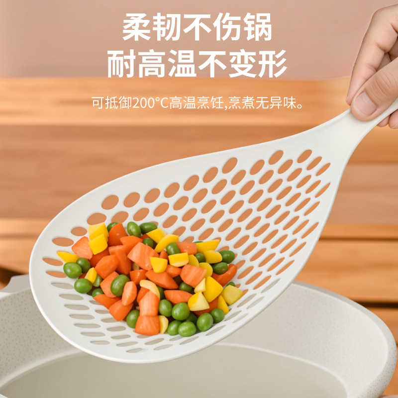 家用厨房耐高温捞面长柄过滤面条沥水馄饨锅铲漏勺大号饺子过滤网