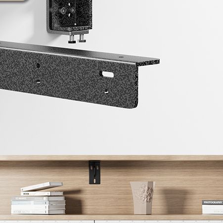 悬挂式隔板托悬空电视柜悬浮承重支架三角支撑架墙上托架吊轨固定