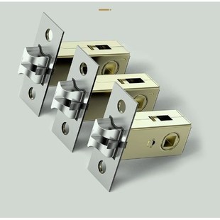 球形门锁锁舌卧室内锁心芯配件大全家用通用型圆锁球形锁锁舌头芯