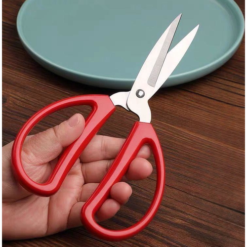 不锈钢家用剪刀小号强力厨房剪肉多功能裁缝剪学生手工美工大剪子