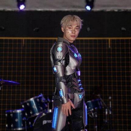 未来战士铠甲 3D打印发光cos服 科幻机甲舞台漫展道具现货