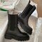 BOOTS LARGE SIZE THICK BOTTOM BRITISH STYLE MARTIN BOOTS MONA THE SAME MID-TUBE CHELSEA BOOTS 41-42 CIGARETTE BOOTS MEN