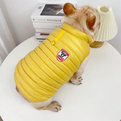 法斗狗狗衣服双面马甲秋冬加绒厚