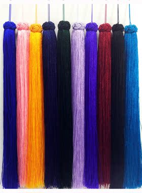 DIY饰品配件20色新款中国结  人造丝真丝流苏穗子长30cm精品