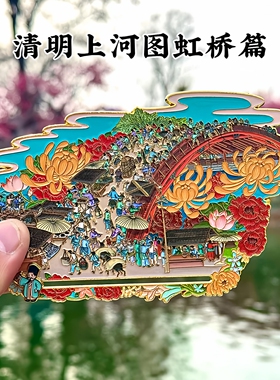 清明上河园的网红冰箱贴